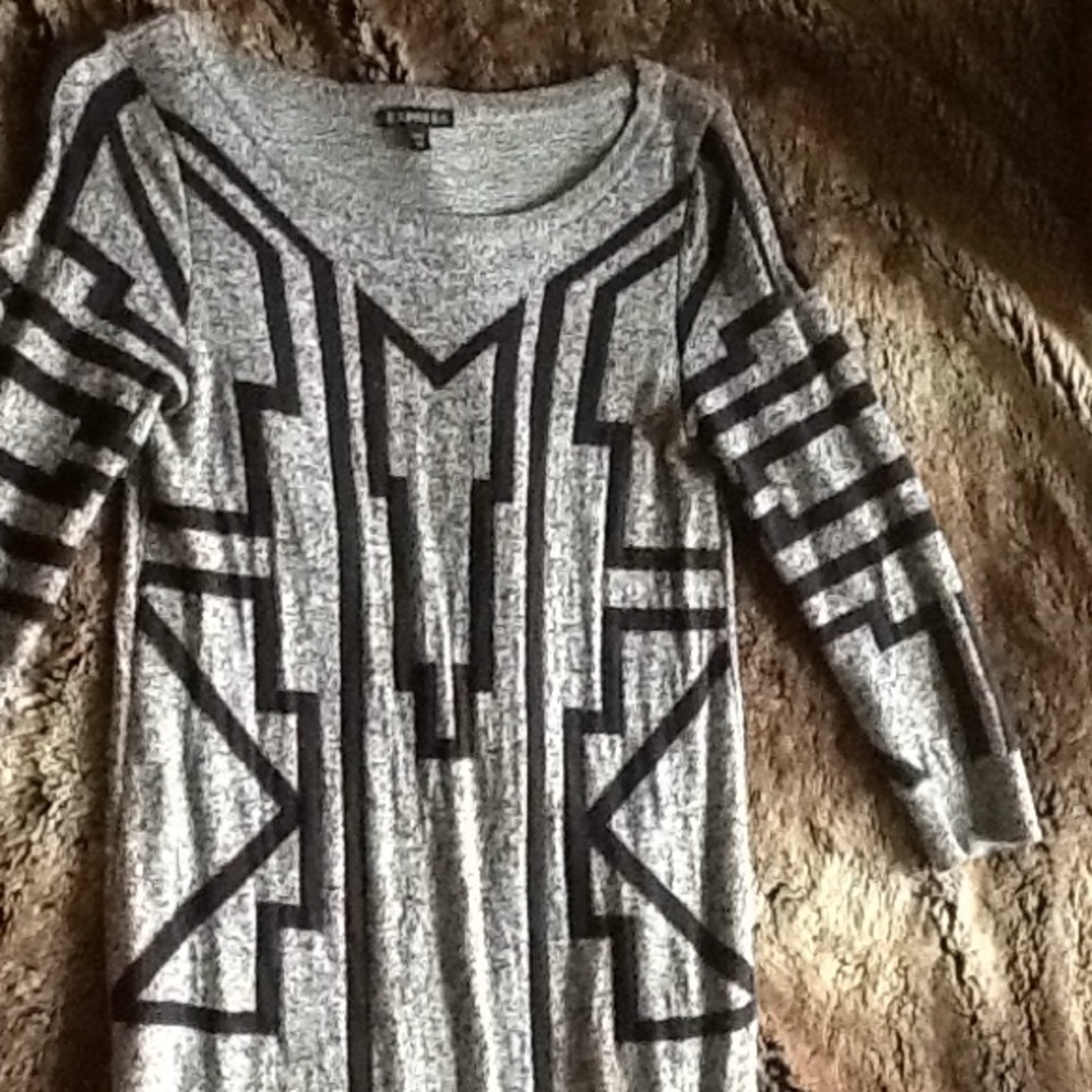 Express Aztec print dress